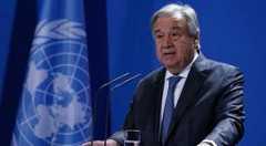 BM Genel Sekreteri Guterres, Filistin Başbakanı Mustafa ile bir araya geldi