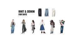 どこが違う？ ニットとデニムで「定番だけど可愛い」コーディネートの成功例