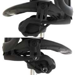 【外部倉庫在庫品/キャンペーン対象外】】不動の人気！高級チェアの大定番！！Aeron Chair !!【AO】【TOGS】■ハーマンミラー/アーロン/ブラック　Bタイプ　上下昇降のみ　ランバーサポート付・肘可動式                        アーロンチェア                                    中古            