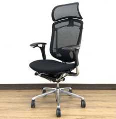 輝く！ポリッシュフレーム！　コンテッサ（Contessa）　The King of Chair　座面クッションタイプ　■オカムラ/コンテッサ/ブラック