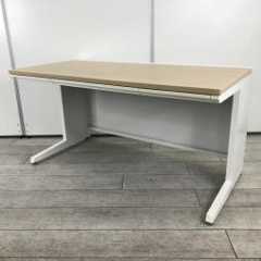 【在庫入替セール品！】【広々としたワークスペースで使いやすい！】/オススメ(おすすめ) /人気商品【弊社使用欄：A00975723】■オカムラ（okamura）　アドバンスシリーズ　平デスク　W1400×D700×H720mm　天板：ナチュラル木目柄/本体：ホワイト