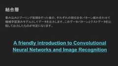 プーリング層 Pooled Feature判別したい物体が平行移動しても不変な出力を行う。位置がずれても同じ結果になるように調整する役目を持つ。http://deeplearning.stanford.edu 