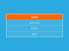 OutlineShort IntroESP-01Blynk2 / 44 