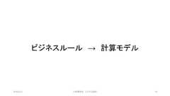 ビジネスルール → 計算モデル©有限会社 システム設計 292019/3/22 