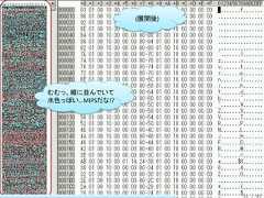 (展開後)むむっ、縦に並んでいて水色っぽい…MIPSだな!?                         55 / 83 
