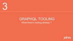 GRAPHQL TOOLINGWhat there’s tooling already ? 