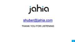25shuber@jahia.comTHANK YOU FOR LISTENING 