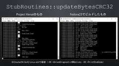 Project Kenaiのもの Fedora23でビルドしたものStubRoutines::updateBytesCRC32※OracleJDK 8u92 Linux x64で確認（-XX:+UnlockDiagnosticVMOptions -XX:+PrintStubCode） 