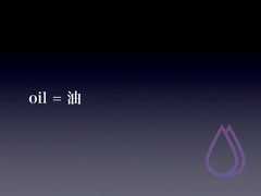 oil = 油 