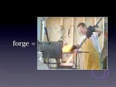forge = 鍛造する 