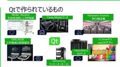 Qtで作られているものPanasonic Avionics飛行機設備Tesla Model S UIMedec Benelux手術室麻酔人口呼吸器DMG MORI工作機械の制御端末Wittenborgコーヒーメーカー UIHasselblandカメラ UILG smartTVwebOSアプリ 
