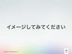 Copyright © Classmethod, Inc.イメージしてみてください 