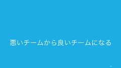 一般的に言い換えると以下のようになる。West Effective Teamwork を参考に修正 67チームの有効性を一般的に言い換えるタイプ A: 弾力的なチーム• タスクの有効性は高い• チームメンバーのウェルビーイング良好• 長期的な存続• イノベーションレベルが高い• チーム内の協働が良好タイプ B: 自己満足のチーム• タスクの有効性は低い• チームメンバーのウェルビーイング平均• 短期的な存続• イノベーションレベルは低い• チーム内のコンフリクトはほどほどタイプ B: 自己満足のチーム• 短期的なタスクの有効性は高い• チームメンバーのウェルビーイングが低い• 短期的な存続• イノベーションレベルはほどほど• チーム内のコンフリクトは高いタイプ C: 自己満足のチーム• タスクの有効性は低い• チームメンバーのウェルビーイングは低い• チームの存続性は極めて低い• イノベーションレベルは低い• チーム内のコンフリクトは高い成果の出てるブラック企業近い将来に潰れるブラック企業働きやすいけれど近い将来に潰れる企業（ぬるま湯の企業）成果が出ており働きがいのある企業ウェルビーイング 高タスクへの有効性高 