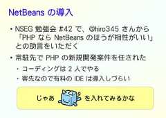 NetBeans、FuelPHP と過ごしたこの 2 ヶ月