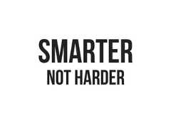 SMARTERNOT HARDER 