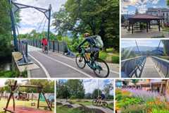 Cyklochodník medzi Martinom a Vrútkami.