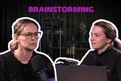 Neurovedkyňa Dominika Fričová a vedecká novinárka Denisa Prokopčáková v podcaste Brainstorming.