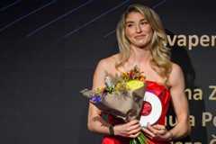 Emma Zapletalová počas galavečeru Atlét roka 2025.