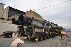 Najnovší prírastok. Letecké múzeum má od včera ďalšiu kuriozitu. Nadzvukovú stíhačku MiG-29A.