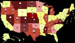 Most Popular Wine by State