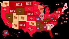 Favorite Valentines Day Candy by State