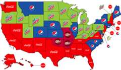 Most Popular Soda by State