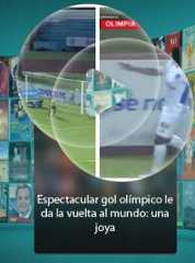 Espectacular gol olímpico le da la vuelta al mundo: una joya