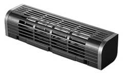 エレコム USB扇風機 縦置き/横置き/PC&タブレット冷却台 3段階風量調整 ブラック FAN-U177BK