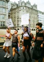 trans pride protest london 2023