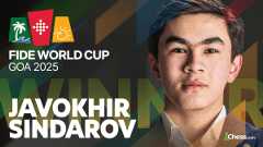 Javokhir Sindarov Becomes Youngest Ever World Cup Winner