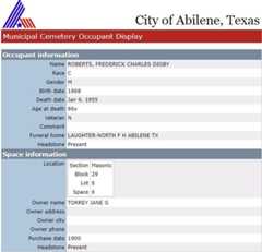 Larger memorial image loading...