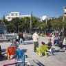 DIZENGOFF SQUARE, named for the Tel Aviv founding father. 