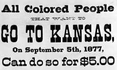 Advertisement for Exodusters