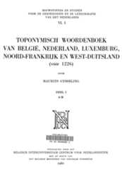Maurits Gysseling: Toponymisch Woordenboek (1960), p. 3