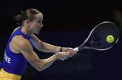 빌리 진 킹 컵 8강전에서 승점한 우크리아나의 스비톨리나