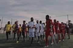 가자지구에서 열린 장애인을 위한 축구대회