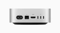Apple Mac mini back facing ports 1
