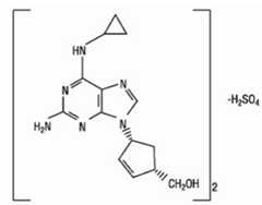 Abacavir - Structural Formula Illustration