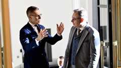 Tasavallan presidentti Alexander Stubb tapasi Belgian pääministerin Bart De Weverin maanantaina Brysselissä.