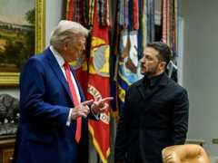 Ukrainan presidentti Volodymyr Zelenskyi tapasi Yhdysvaltain presidentti Trumpin elokuussa Valkoisessa talossa. 