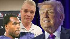 jamal lewis donald trump and Joe Klecko getty 1