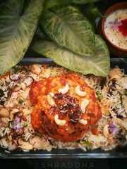A picture of  Tandoori Gobi Mussallam Biryani.