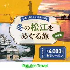 宿泊最大4000円割引！冬の松江をめぐる旅