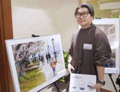 「日韓フォトコンテスト」で佐賀県嬉野市の賞を受賞した姜在雄さん＝28日、ソウル（共同）