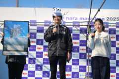 設定順位や賞品を紹介した「奈良自慢！!ステージ」