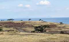 野崎島の展望台近く。アイルランドの荒野のようでもある