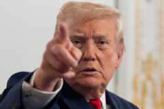 トランプ米大統領＝27日（AP＝共同）