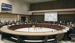 新潟県市長会の臨時総会＝28日午前、新潟市