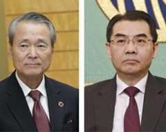 経団連の筒井義信会長、中国の呉江浩駐日大使