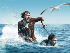 ダニエル・ラドクリフに乗るポール・ダノ